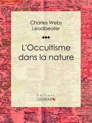 cover image of L'occultisme dans la nature